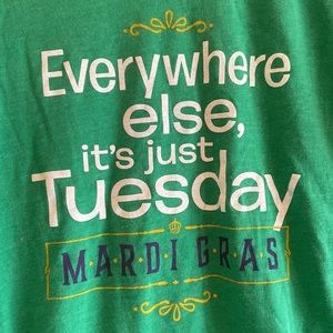 FINAL PRICE- XL UNISEX T-Shirt “ Everywhere Else it’s Just Tuesday”